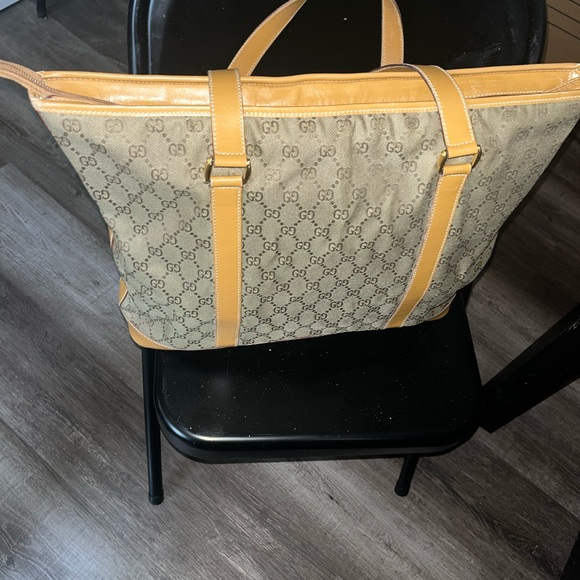 Gucci Monogram Tote Bag - Beige color - Picture 1 of 16